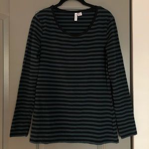 NWOT H&M Divided Striped Long Sleeve Top